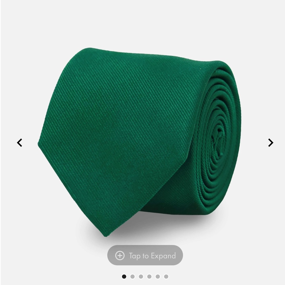 The Tie Bar - Grosgrain Solid Hunter Tie